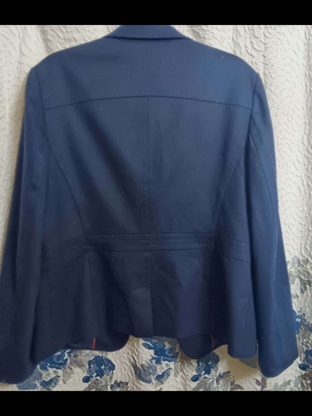 Talbots Dark Navy Tailored Blazer with Gold-Tone Buttons - Picture 3 of 5